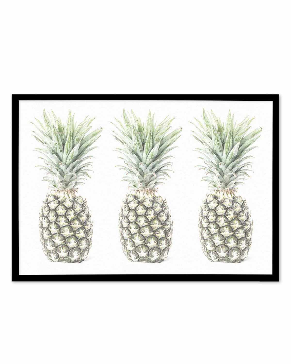 Las Pineapples Art Print