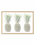 Las Pineapples Art Print