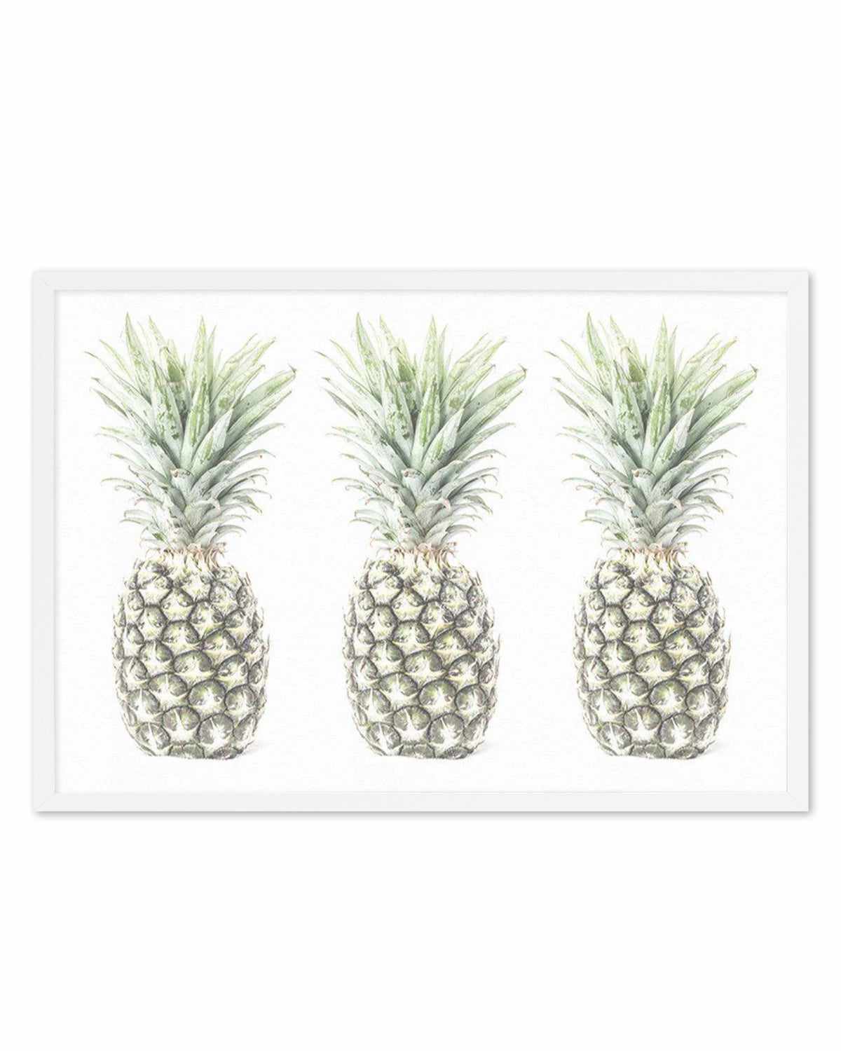 Las Pineapples Art Print