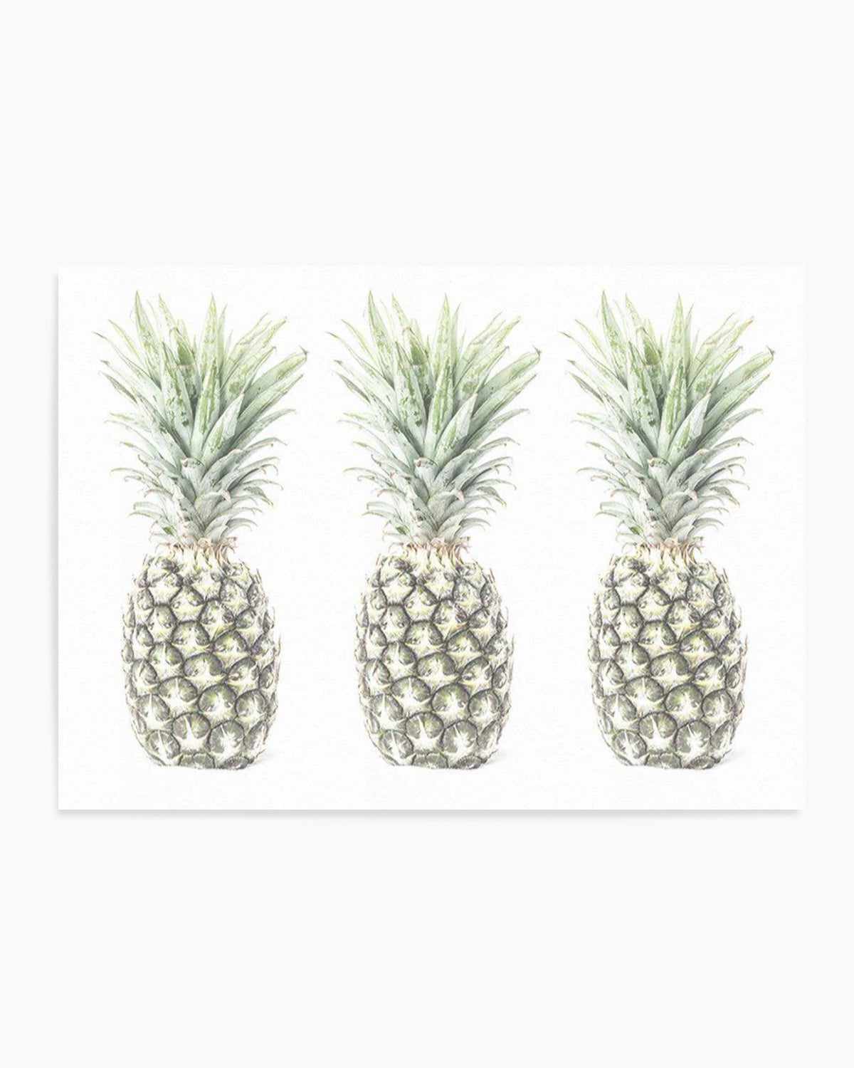 Las Pineapples Art Print