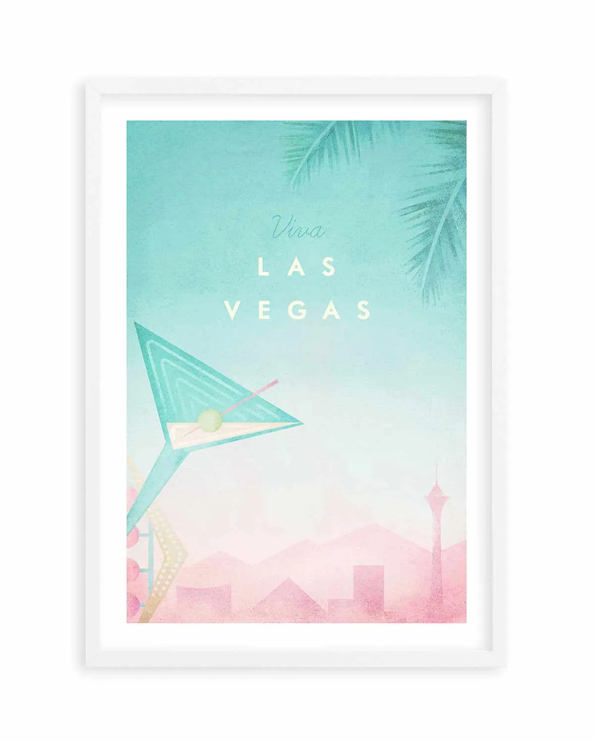 Las Vegas by Henry Rivers Art Print from Olive et Oriel where you can shop wallpaper and artworks online