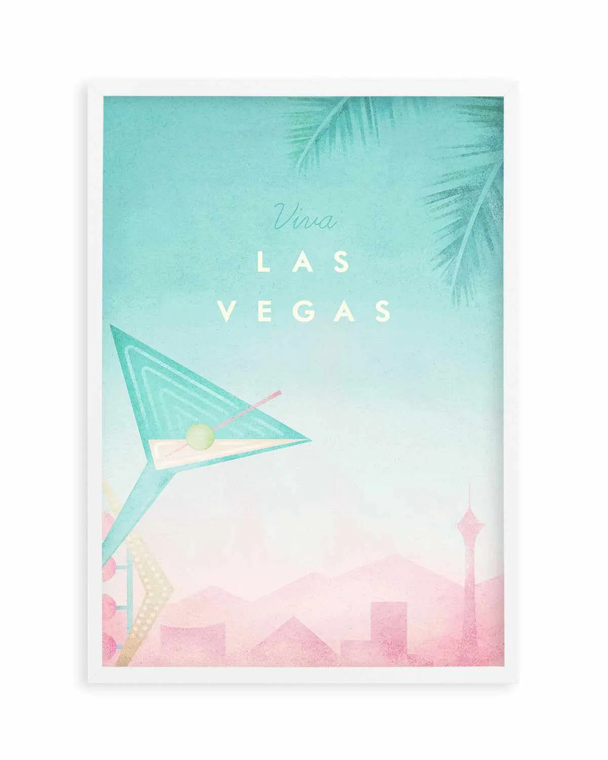 Las Vegas by Henry Rivers Art Print from Olive et Oriel where you can shop wallpaper and artworks online