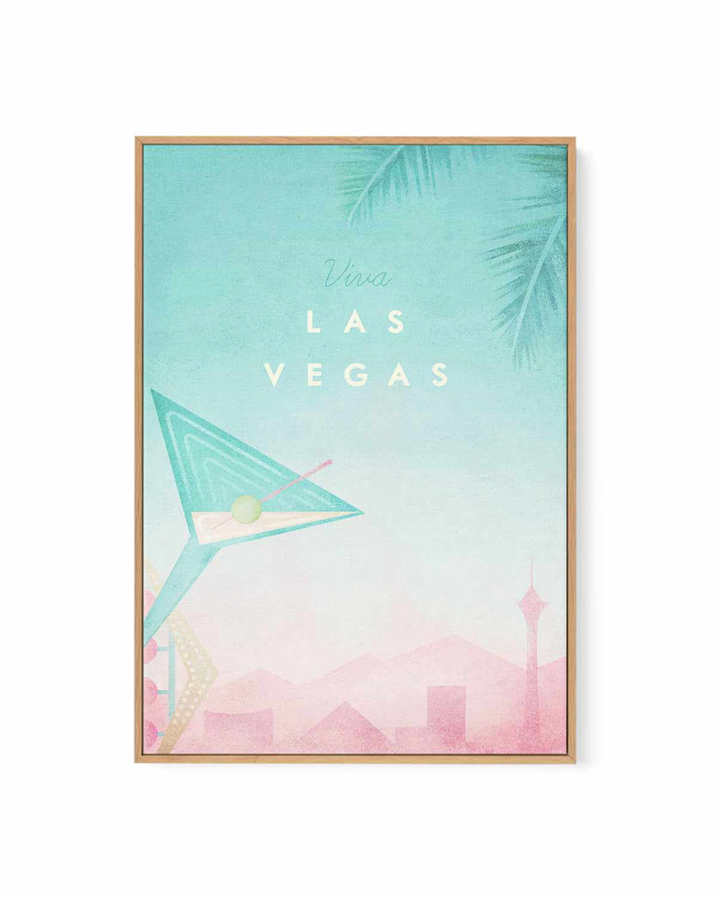 Las Vegas by Henry Rivers | Framed Canvas Art Print
