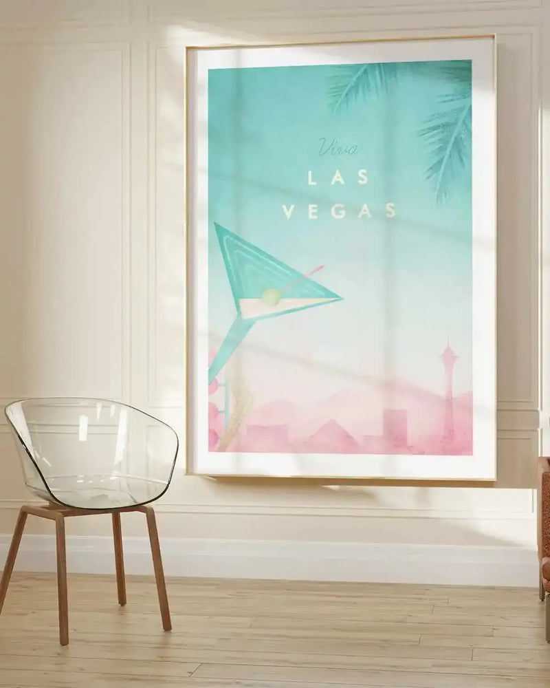Las Vegas by Henry Rivers Art Print from Olive et Oriel where you can shop wallpaper and artworks online