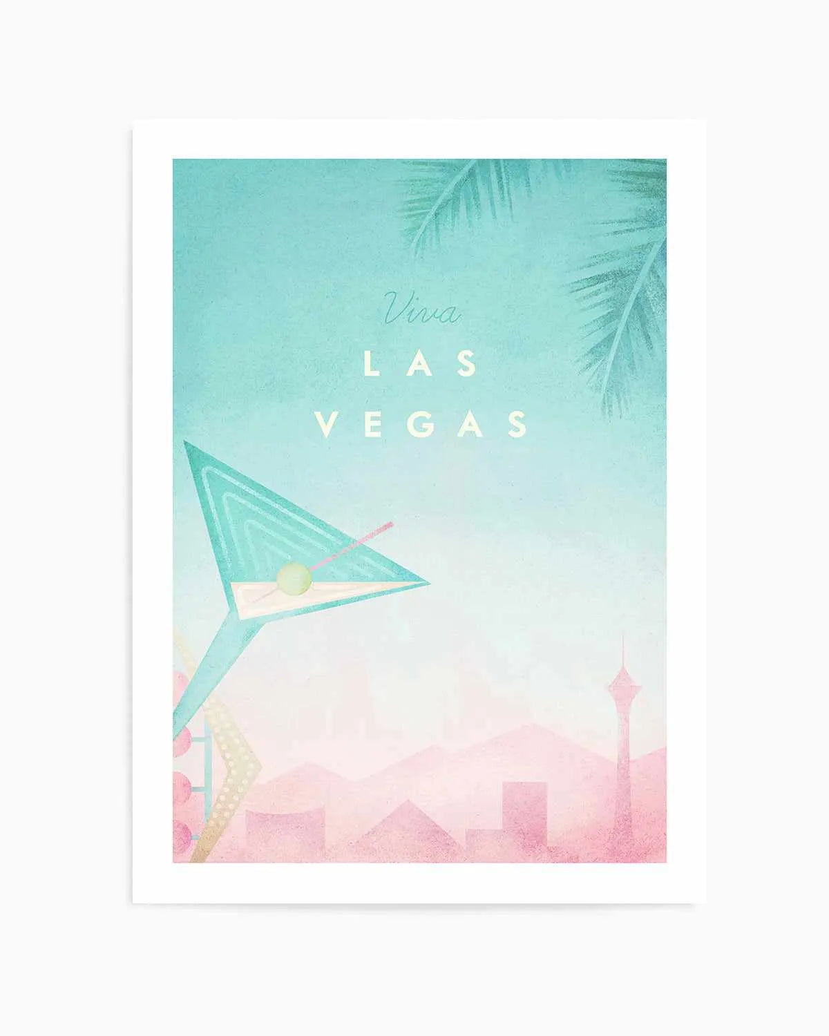 Las Vegas by Henry Rivers Art Print from Olive et Oriel where you can shop wallpaper and artworks online
