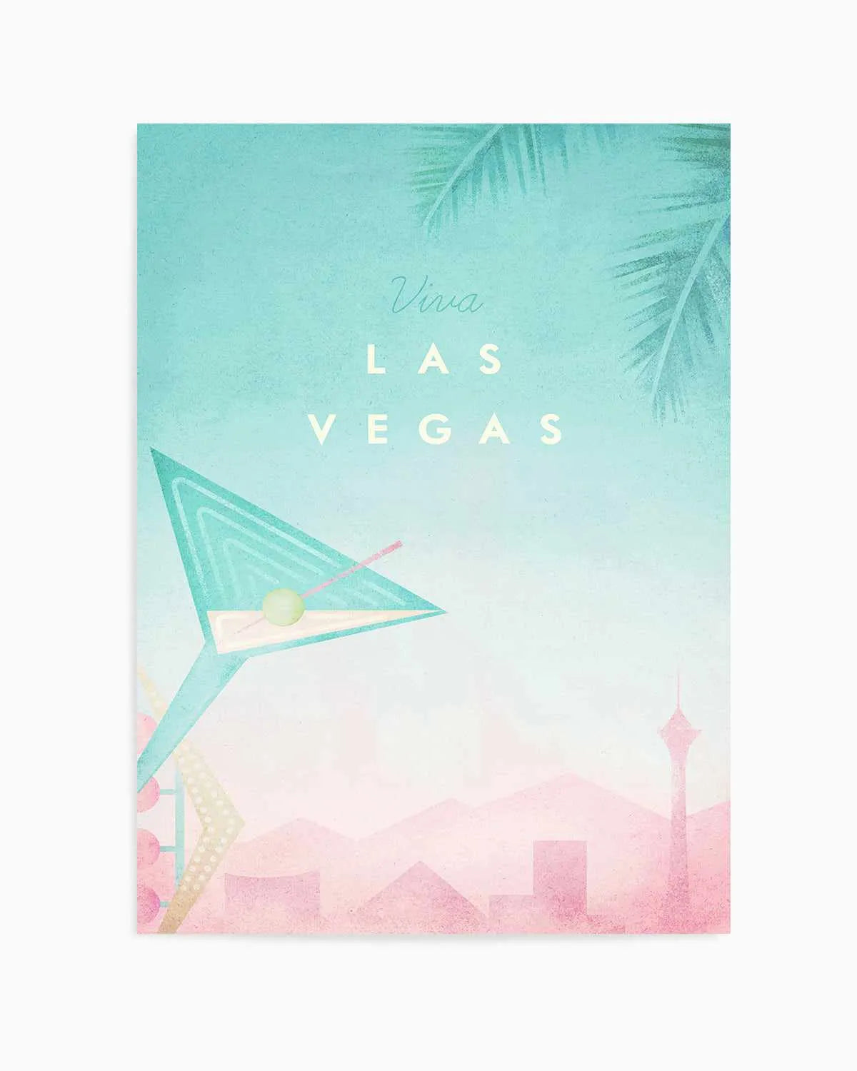 Las Vegas by Henry Rivers Art Print from Olive et Oriel where you can shop wallpaper and artworks online