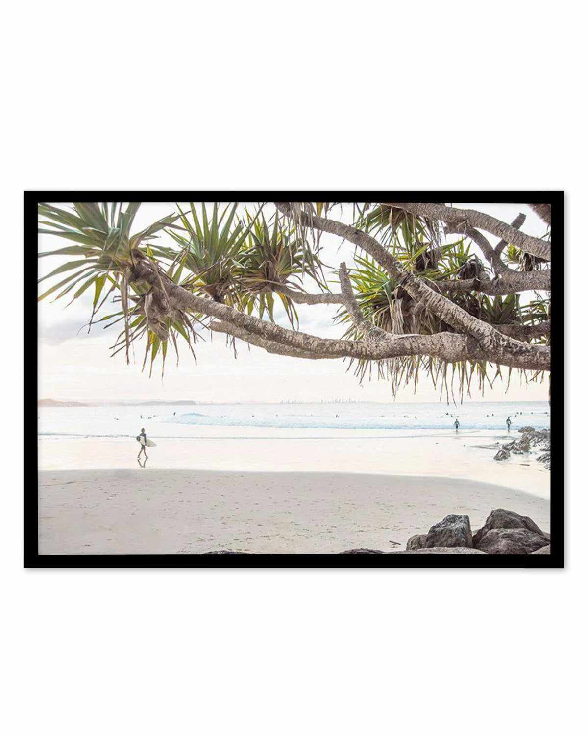 Last Surf, Snapper Rocks Art Print