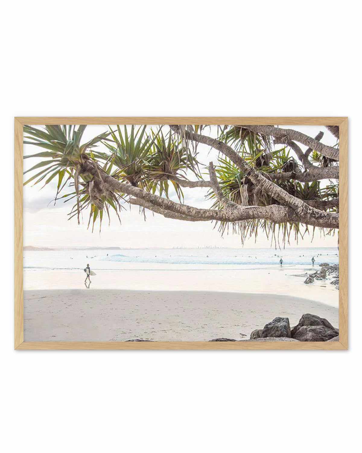 Last Surf, Snapper Rocks Art Print