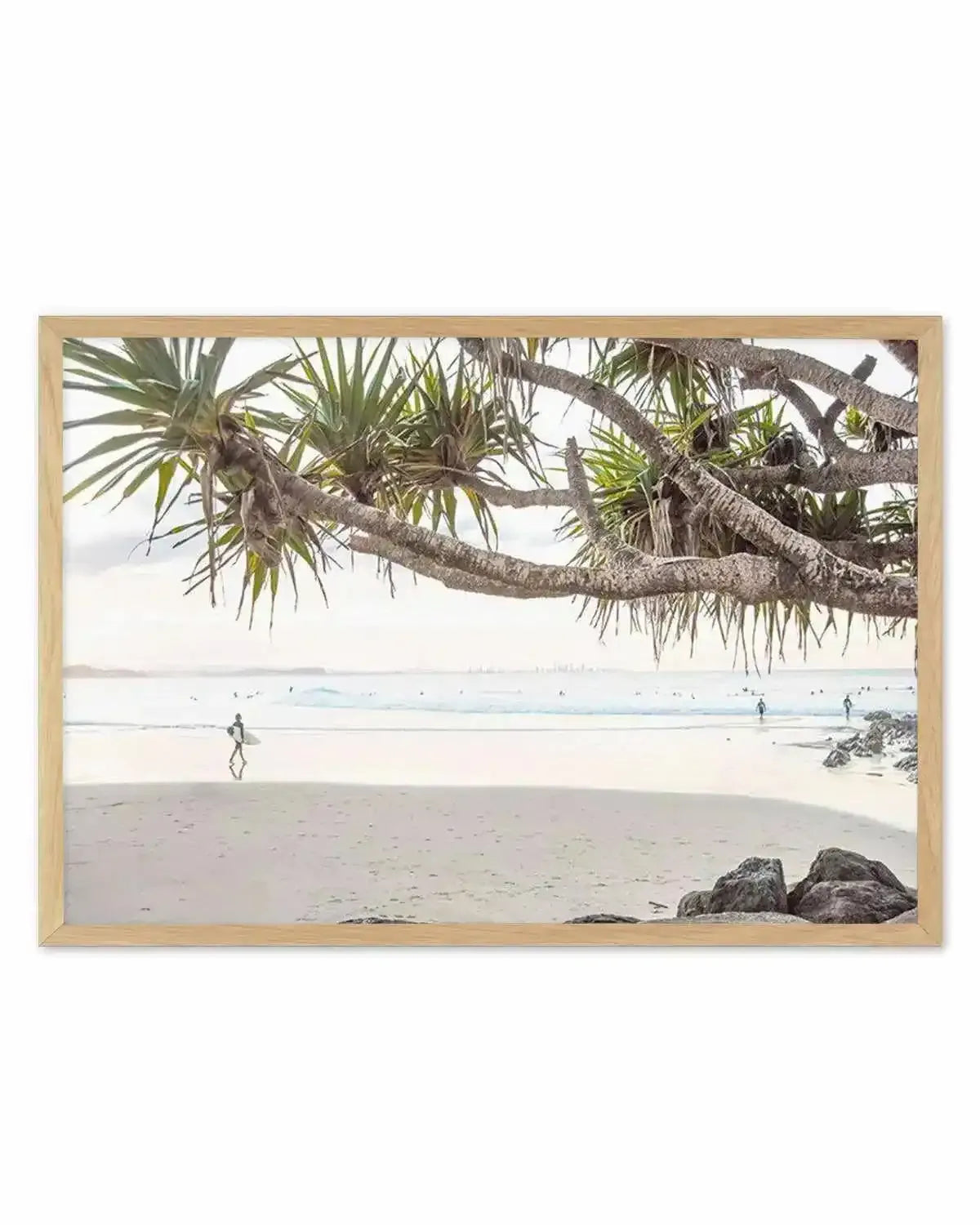Last Surf, Snapper Rocks Art Print from Olive et Oriel where you can shop wallpaper and artworks online