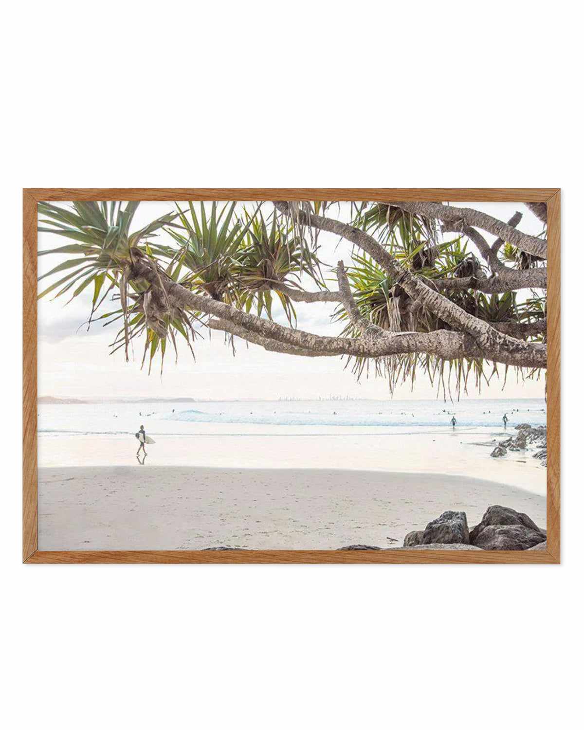 Last Surf, Snapper Rocks Art Print