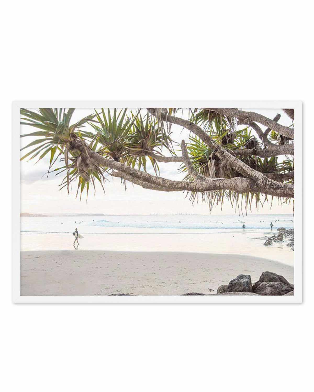 Last Surf, Snapper Rocks Art Print