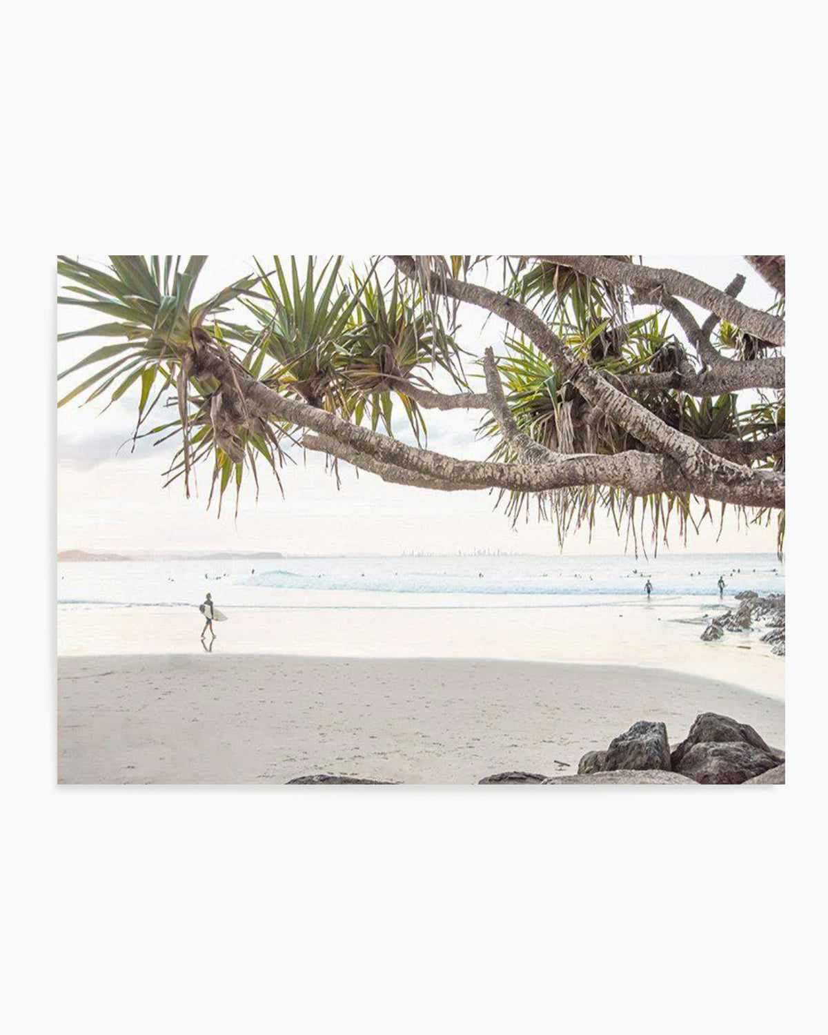 Last Surf, Snapper Rocks Art Print