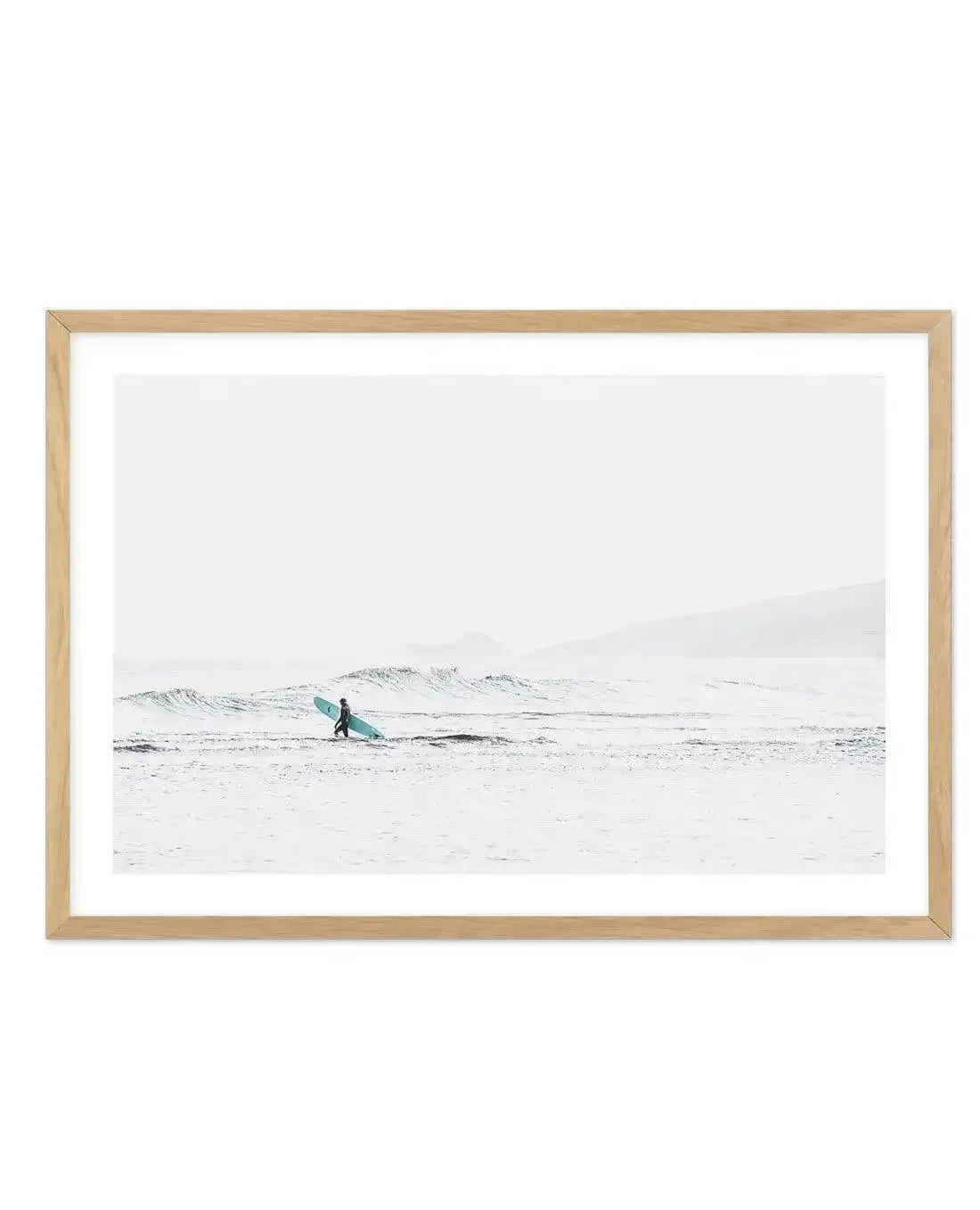 Late Surf | Yallingup Art Print-PRINT-Olive et Oriel-Olive et Oriel-A5 | 5.8" x 8.3" | 14.8 x 21cm-Oak-With White Border-Buy-Australian-Art-Prints-Online-with-Olive-et-Oriel-Your-Artwork-Specialists-Austrailia-Decorate-With-Coastal-Photo-Wall-Art-Prints-From-Our-Beach-House-Artwork-Collection-Fine-Poster-and-Framed-Artwork