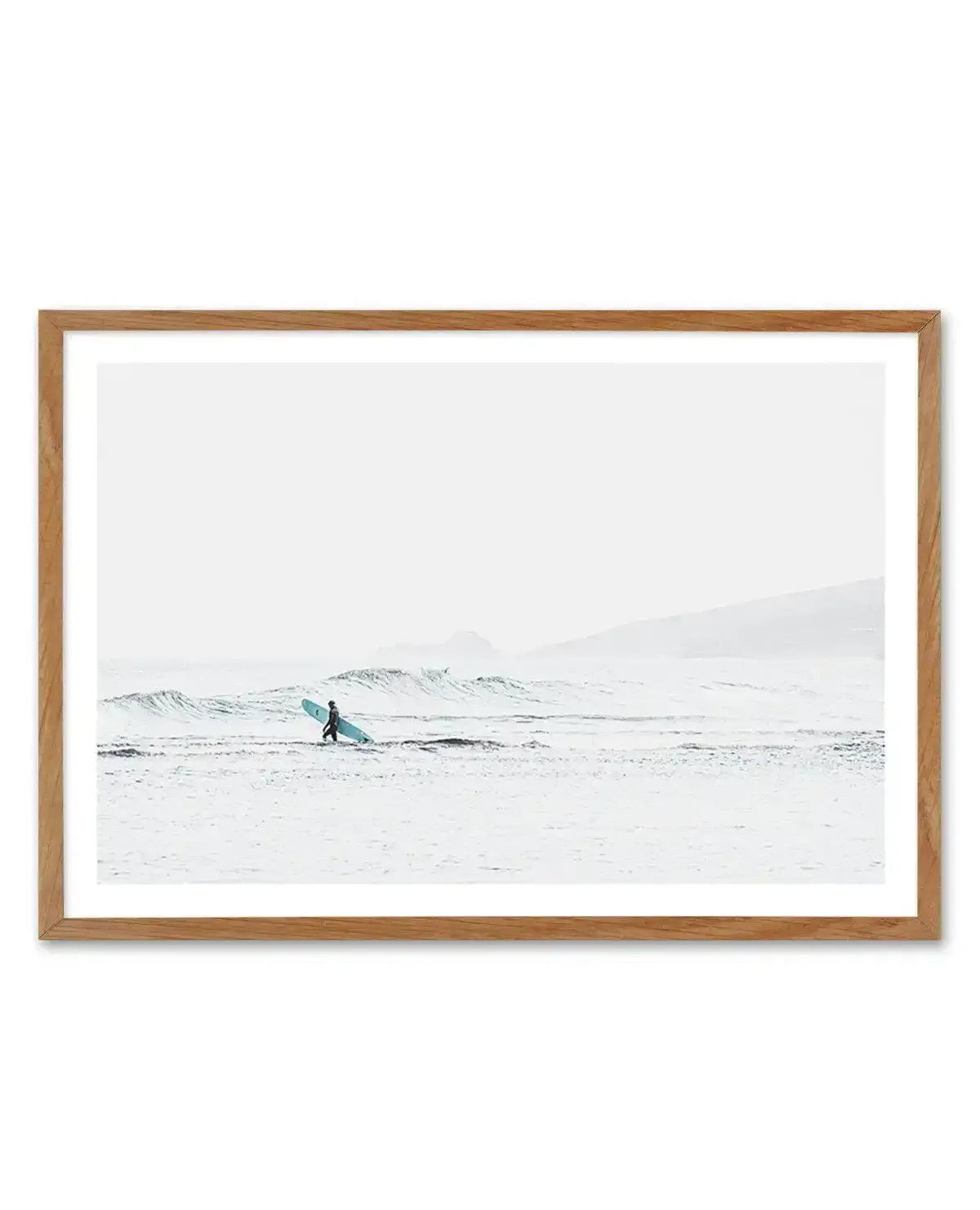 Late Surf | Yallingup Art Print-PRINT-Olive et Oriel-Olive et Oriel-50x70 cm | 19.6" x 27.5"-Walnut-With White Border-Buy-Australian-Art-Prints-Online-with-Olive-et-Oriel-Your-Artwork-Specialists-Austrailia-Decorate-With-Coastal-Photo-Wall-Art-Prints-From-Our-Beach-House-Artwork-Collection-Fine-Poster-and-Framed-Artwork