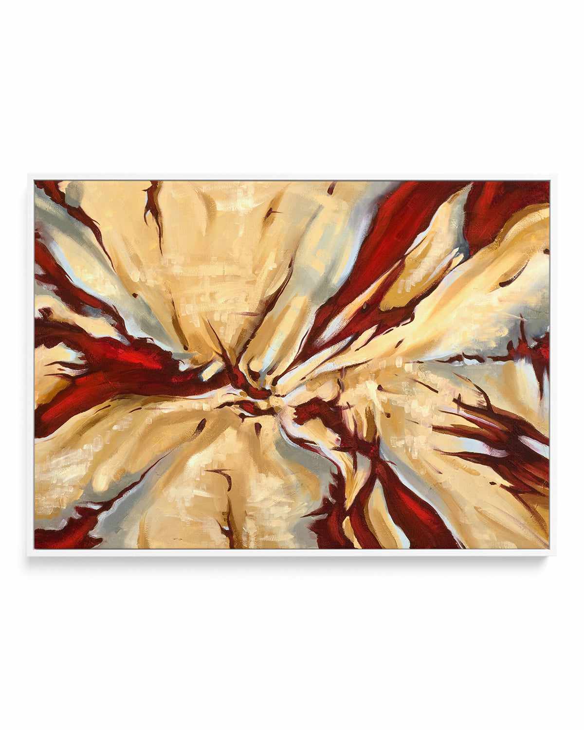 Latent | Framed Canvas Art Print