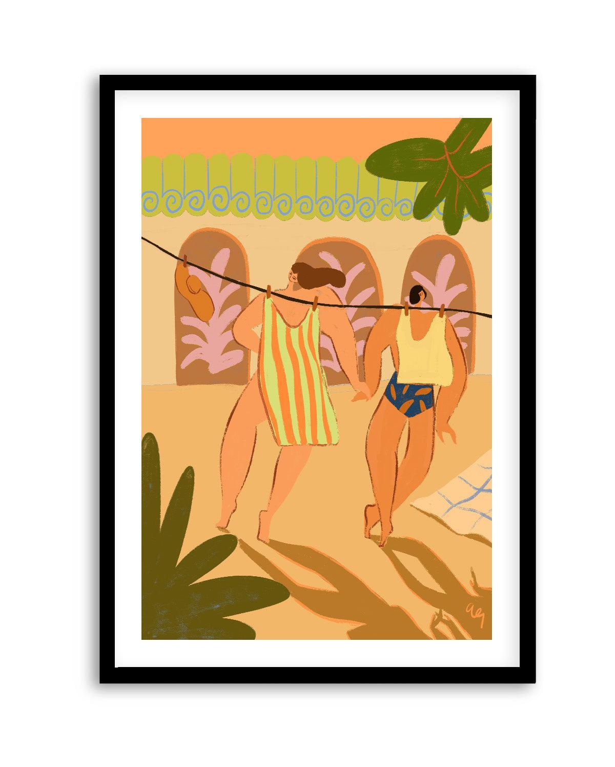Laundry Day by Arty Guava | Art Print from Olive et Oriel where you can shop wallpaper and artworks online