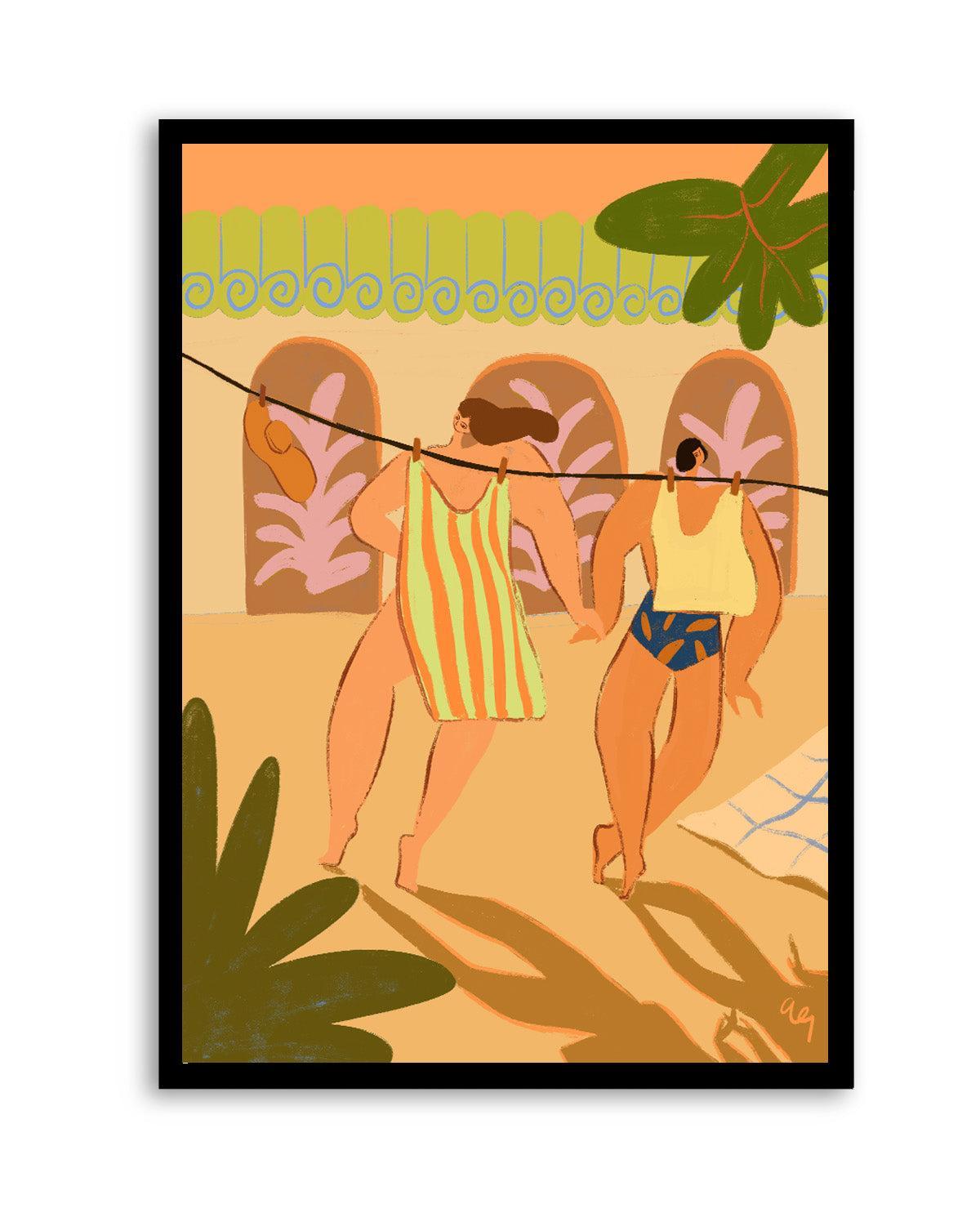Laundry Day by Arty Guava | Art Print from Olive et Oriel where you can shop wallpaper and artworks online