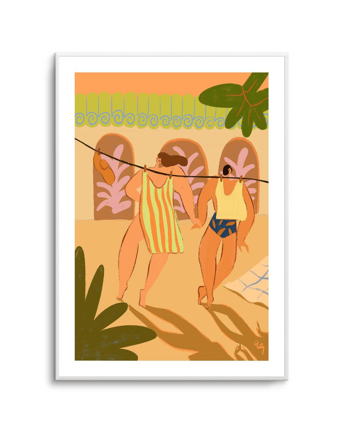 Laundry Day by Arty Guava | Art Print from Olive et Oriel where you can shop wallpaper and artworks online