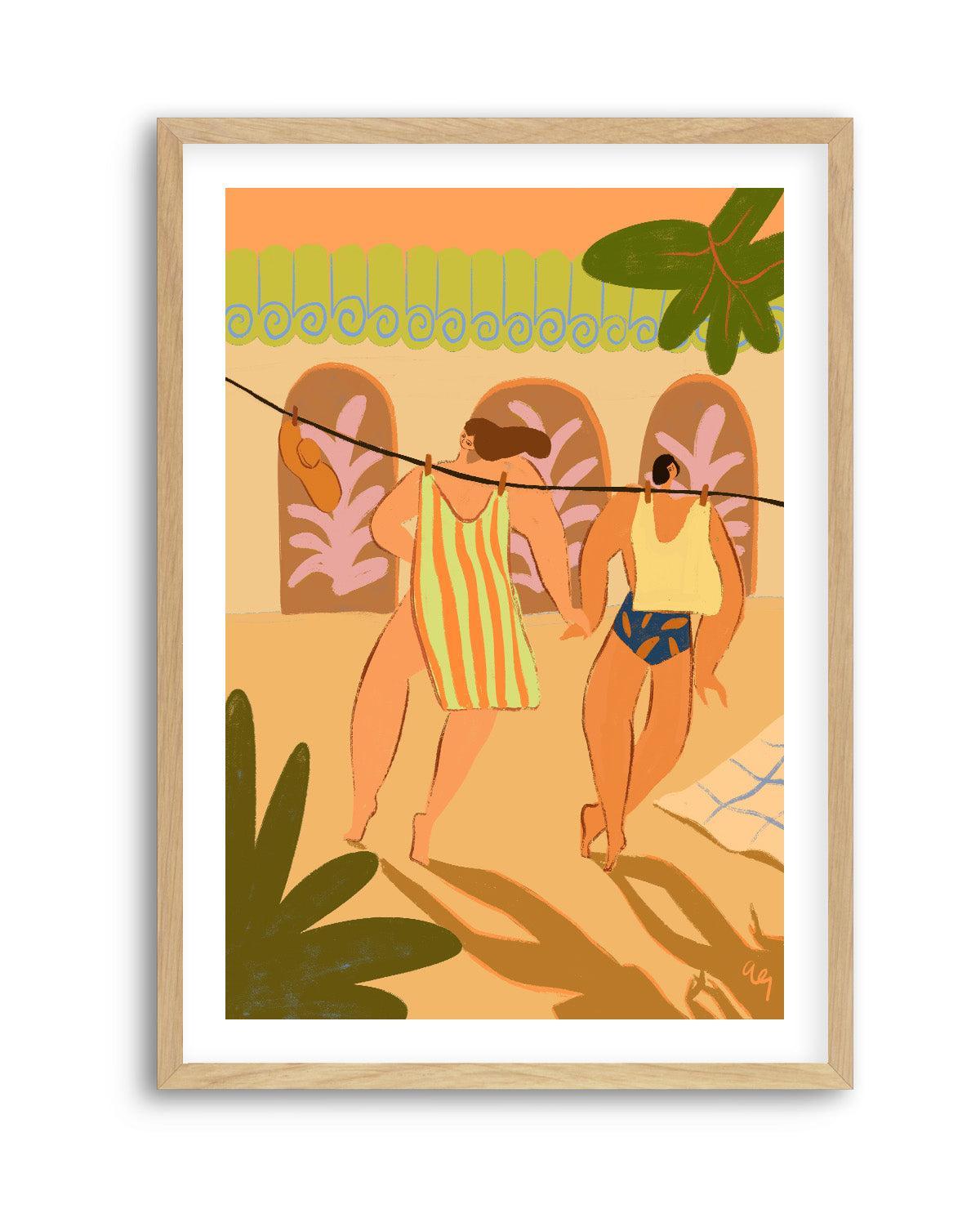 Laundry Day by Arty Guava | Art Print from Olive et Oriel where you can shop wallpaper and artworks online