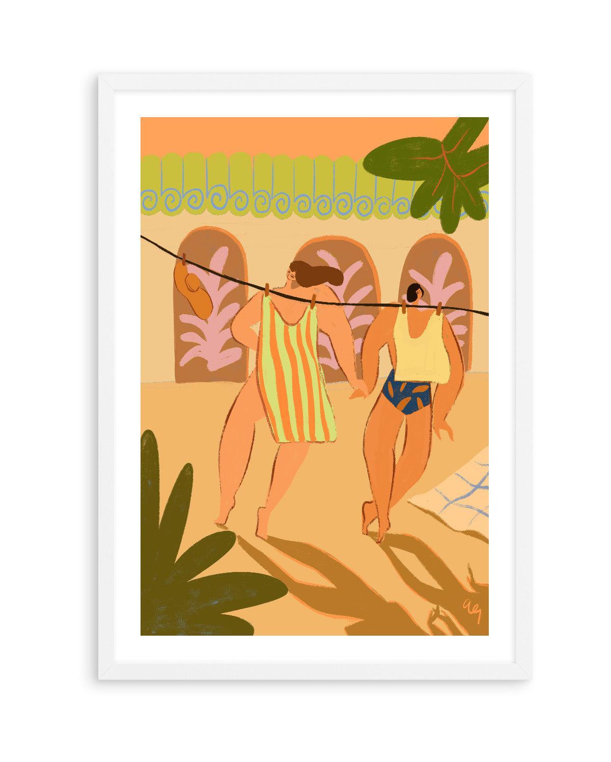 Laundry Day by Arty Guava | Art Print from Olive et Oriel where you can shop wallpaper and artworks online