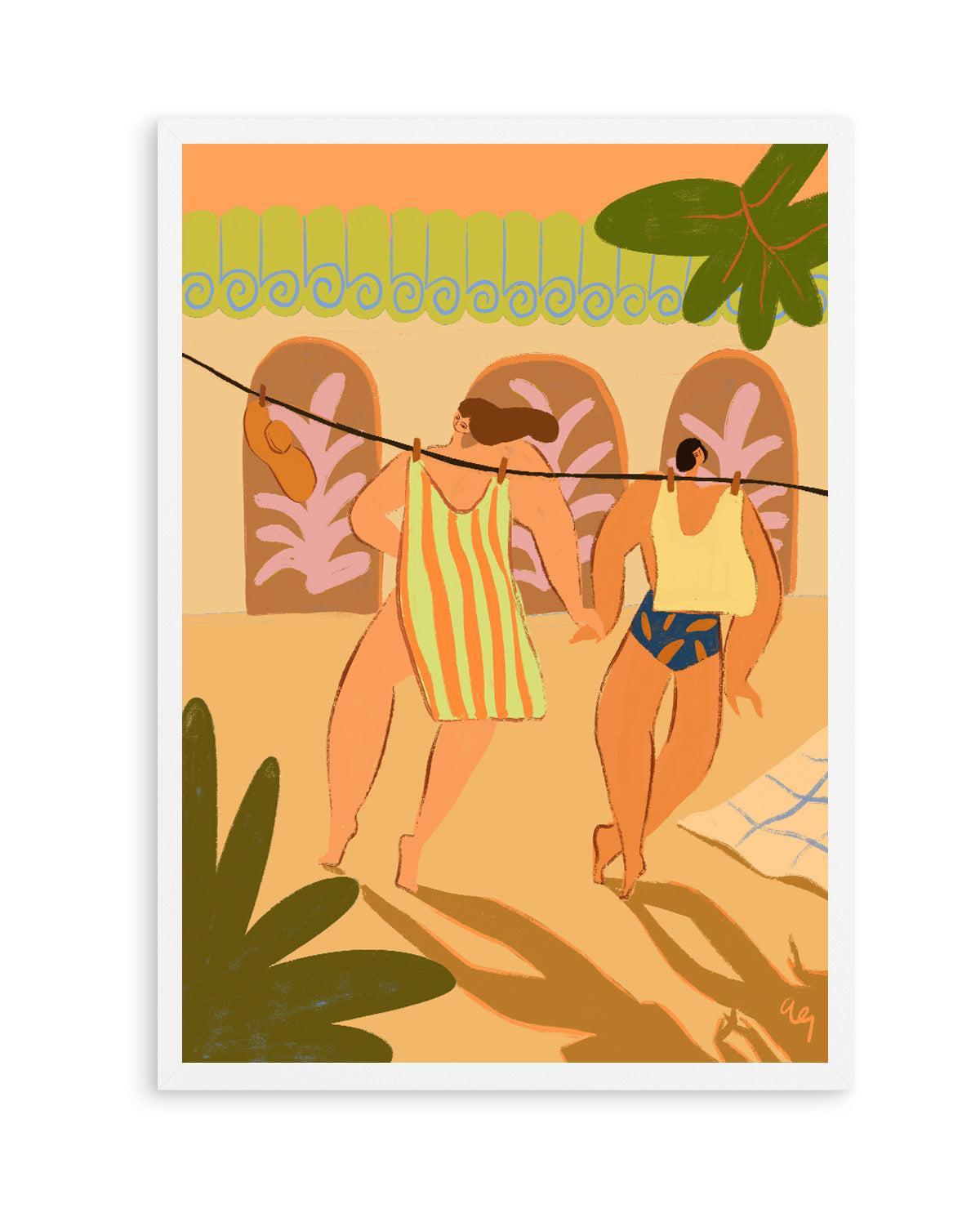 Laundry Day by Arty Guava | Art Print from Olive et Oriel where you can shop wallpaper and artworks online
