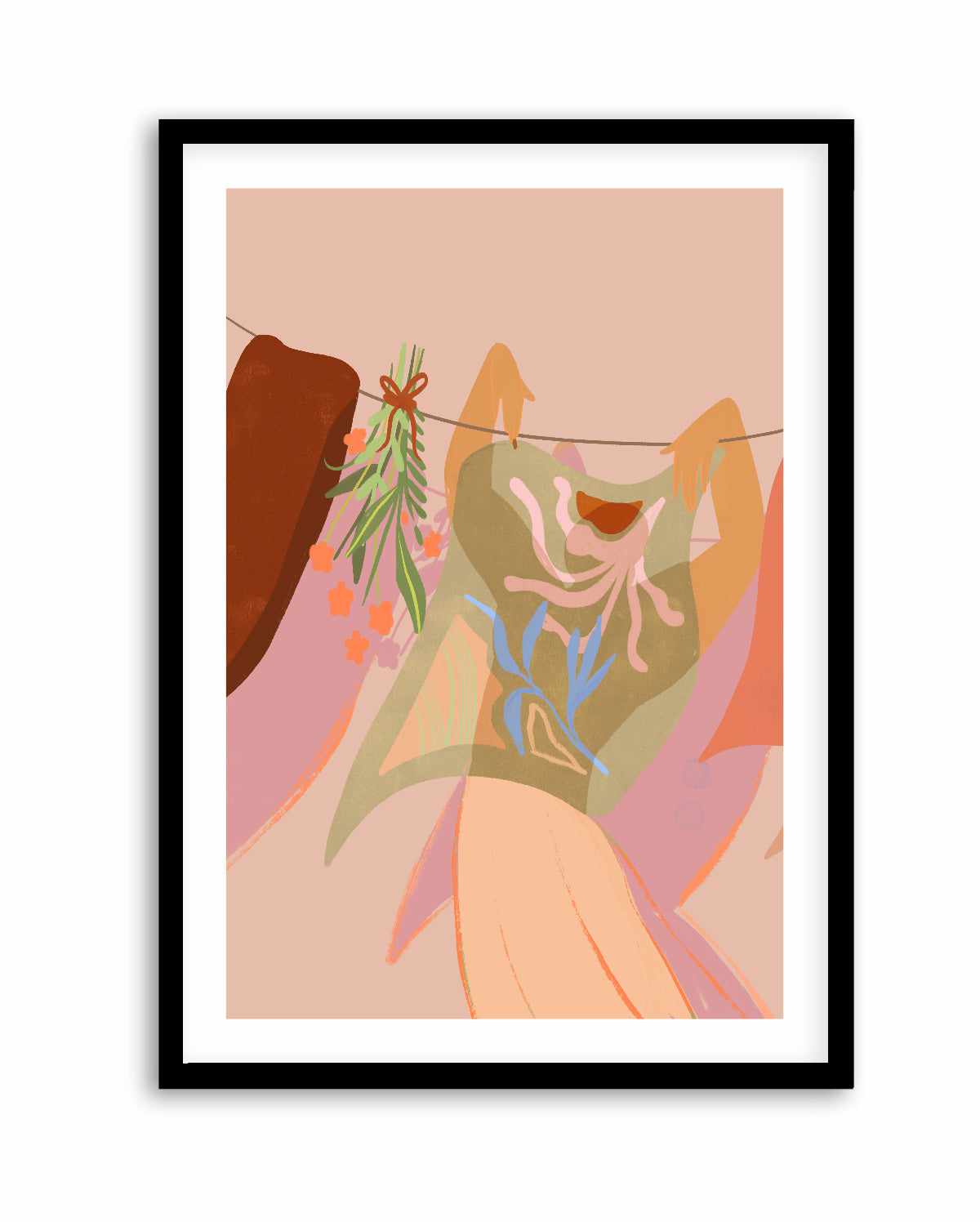 LaundryDay by Arty Guava | Art Print from Olive et Oriel where you can shop wallpaper and artworks online