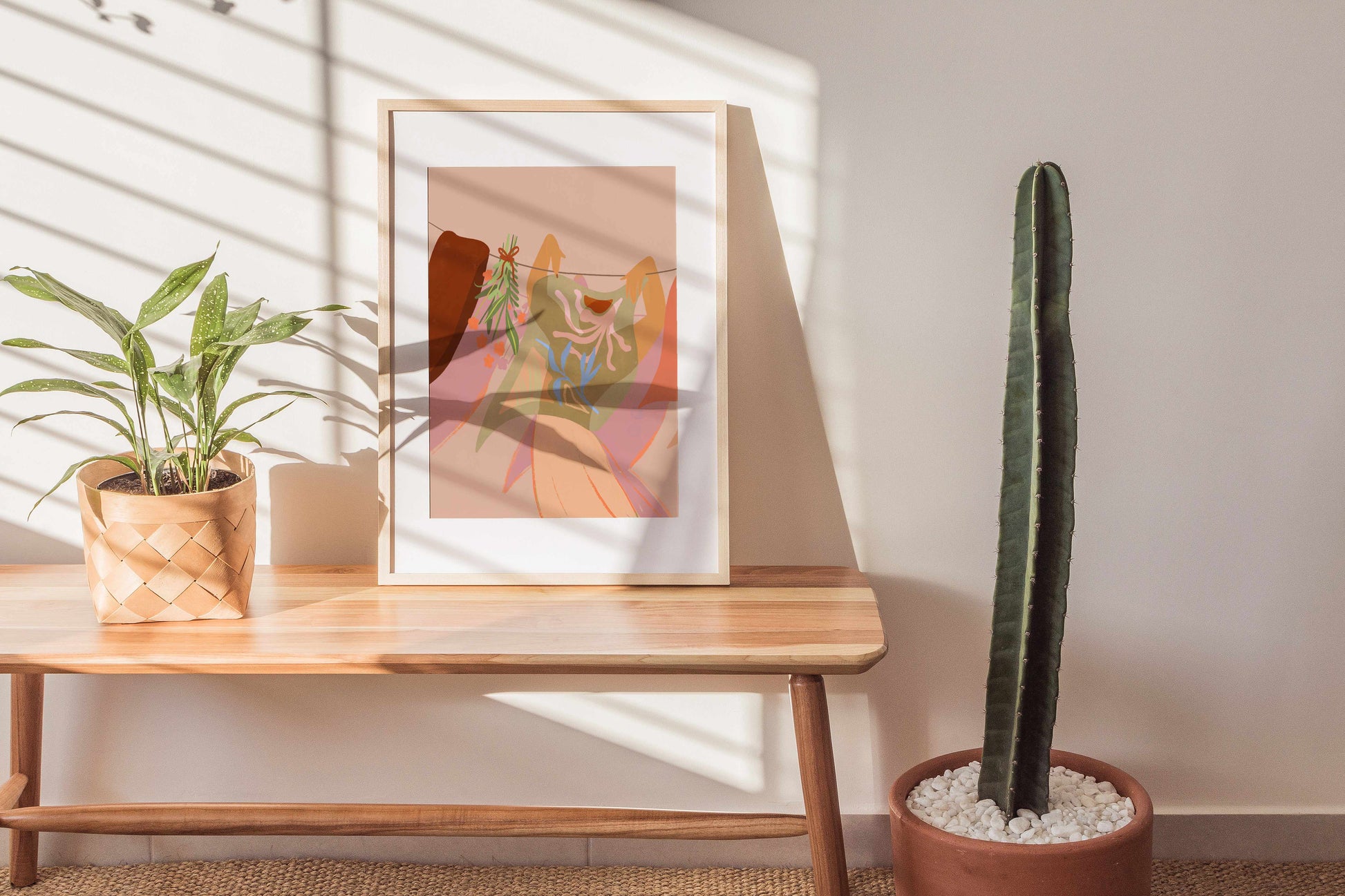 LaundryDay by Arty Guava | Art Print from Olive et Oriel where you can shop wallpaper and artworks online