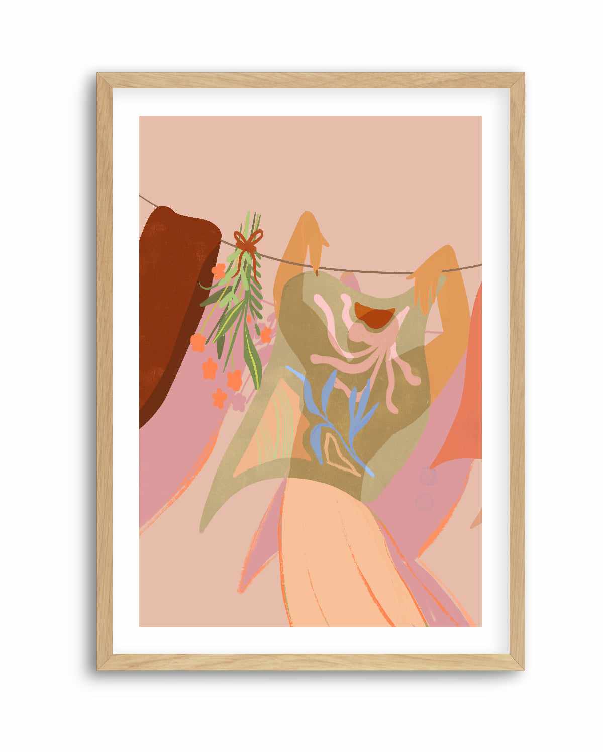 LaundryDay by Arty Guava | Art Print from Olive et Oriel where you can shop wallpaper and artworks online