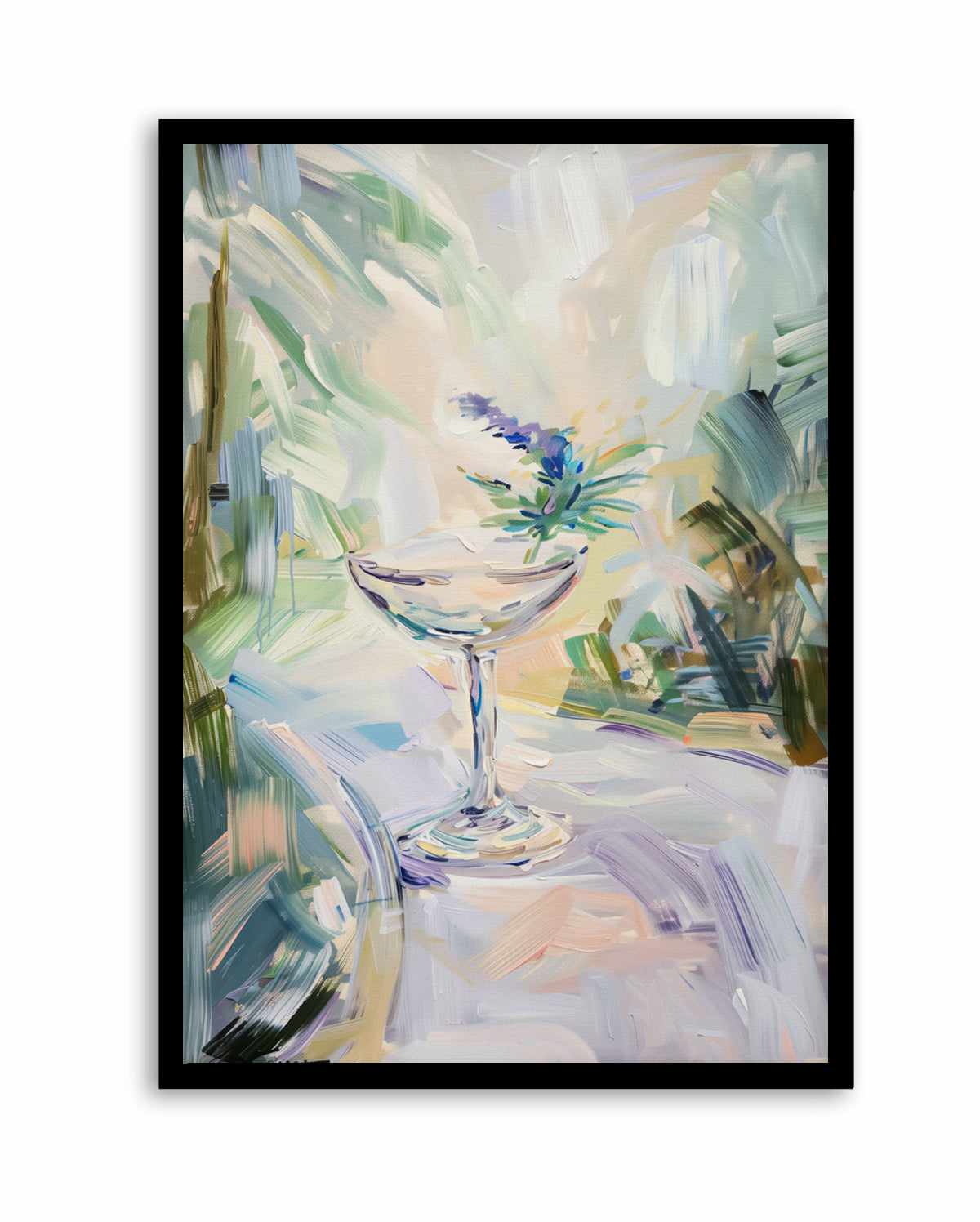 Lavender Gin Gimlet | Art Print