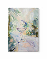 Lavender Gin Gimlet | Framed Canvas Art Print