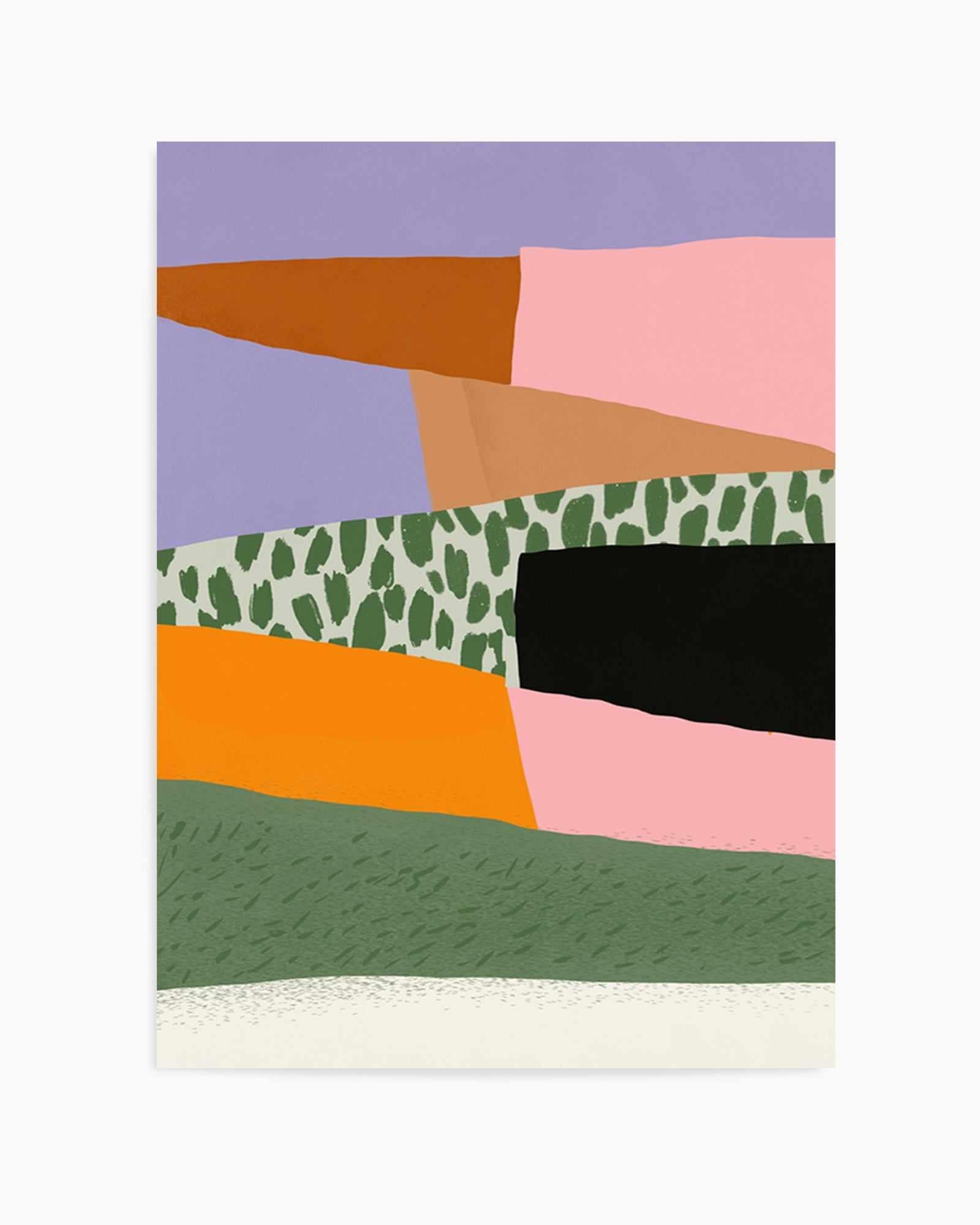 Layered Harmony by Little Dean | Art Print from Olive et Oriel where you can shop wallpaper and artworks online