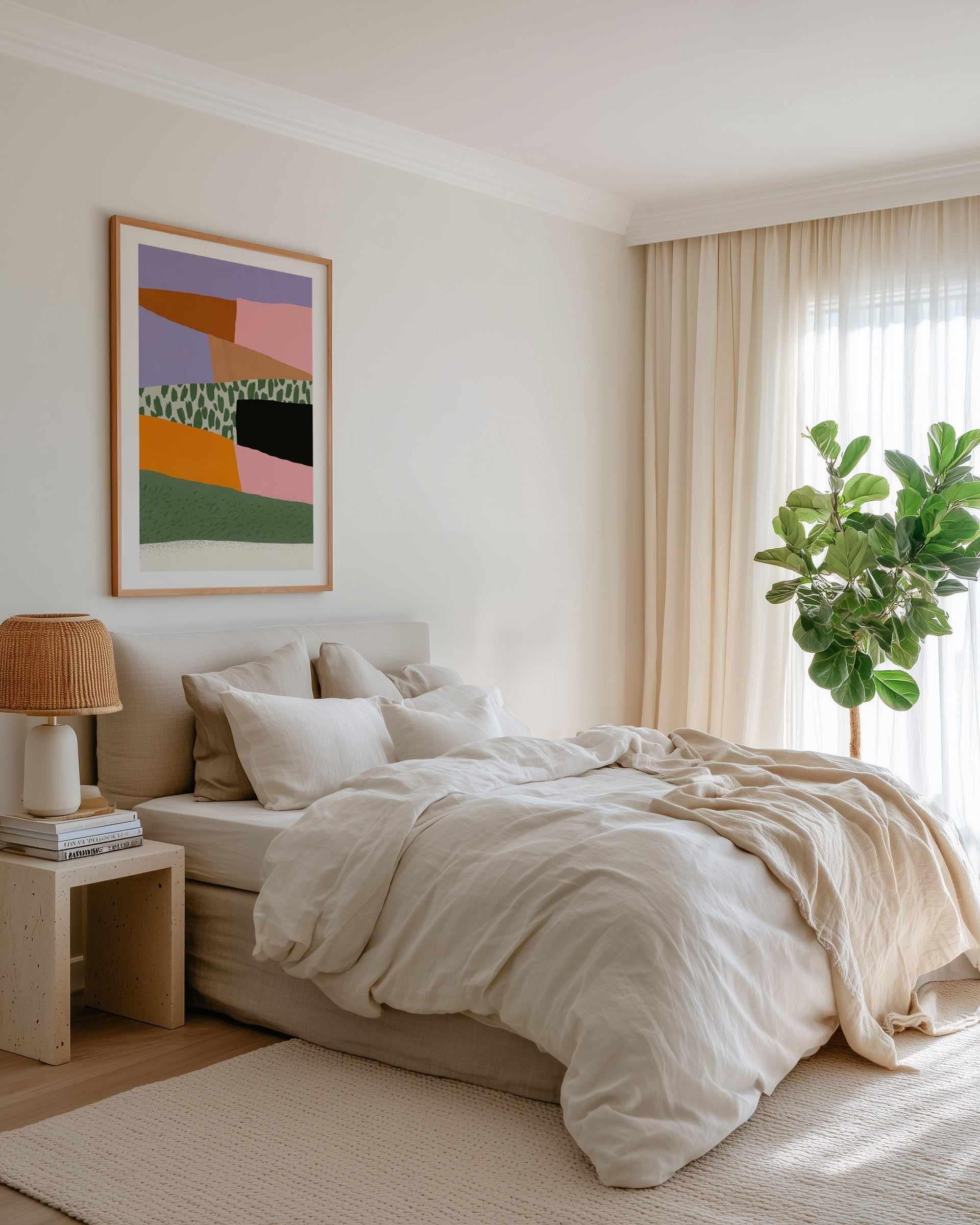 Layered Harmony by Little Dean | Art Print from Olive et Oriel where you can shop wallpaper and artworks online