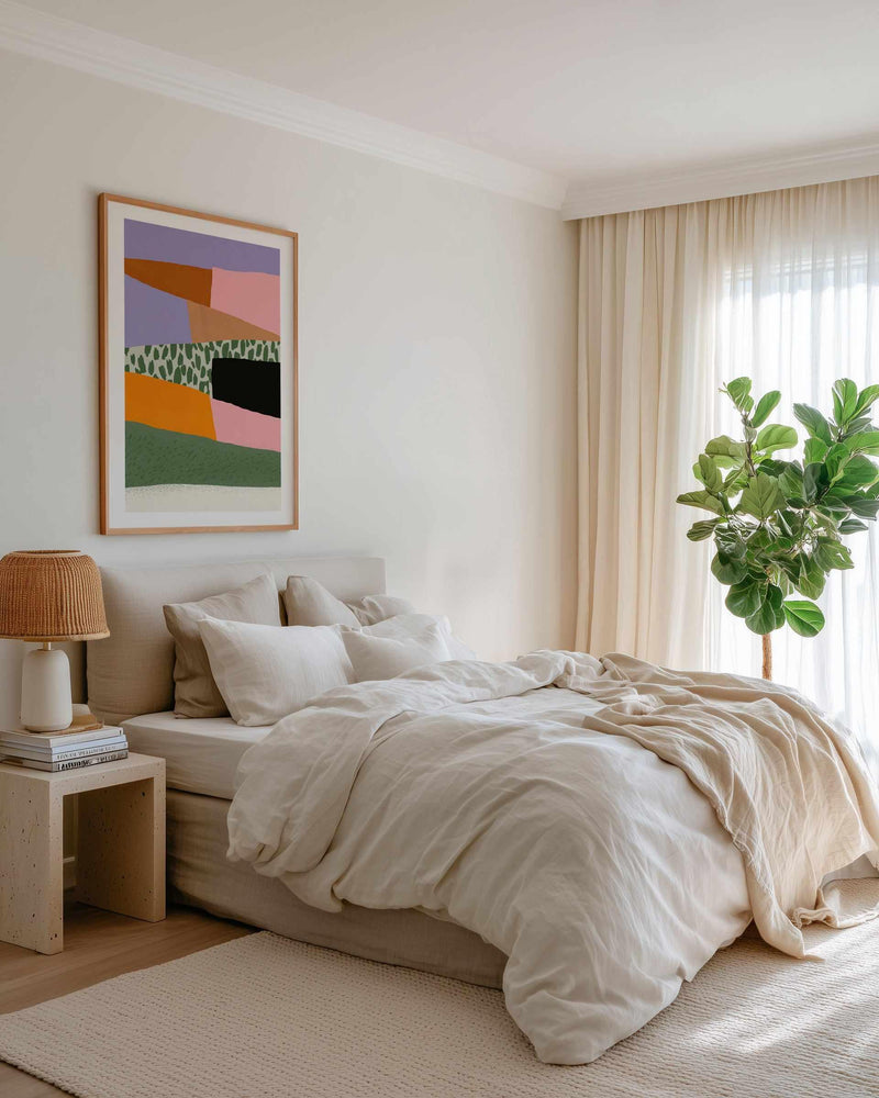 Layered Harmony by Little Dean | Art Print from Olive et Oriel where you can shop wallpaper and artworks online