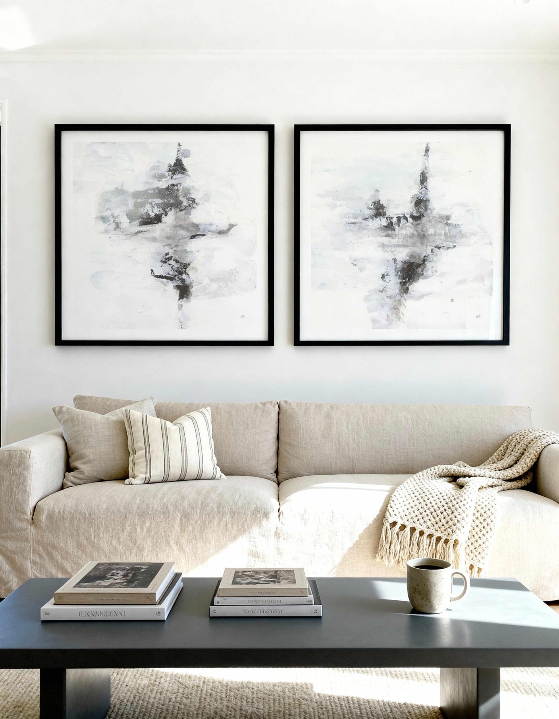 Layered Thinking I & II Art Print Set of 2 | Matching Wall Art from Olive et Oriel where you can shop wallpaper and artworks online