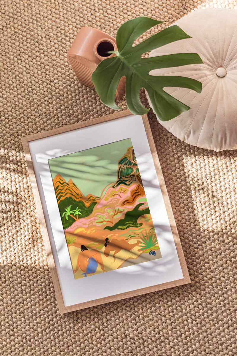Lazy Days in Nature by Arty Guava | Art Print