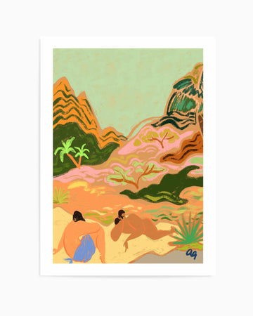 Lazy Days in Nature by Arty Guava | Art Print from Olive et Oriel where you can shop wallpaper and artworks online