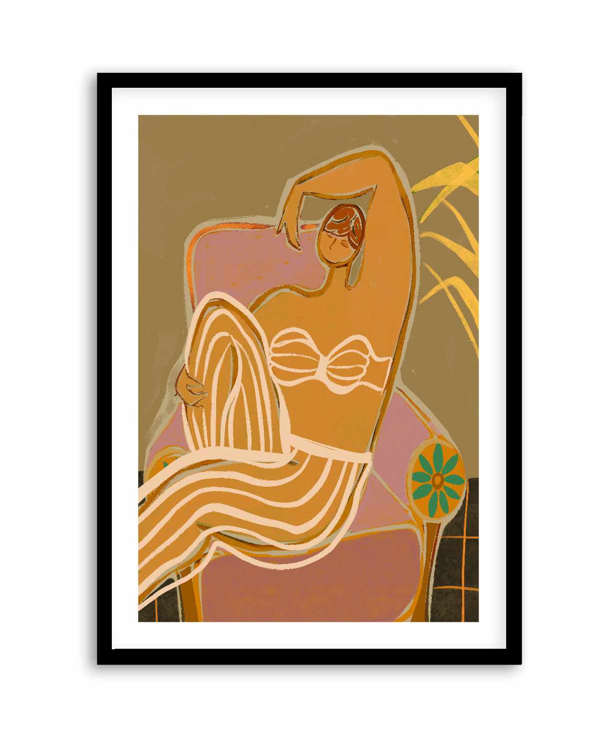 Lazy Weekend by Arty Guava | Art Print from Olive et Oriel where you can shop wallpaper and artworks online