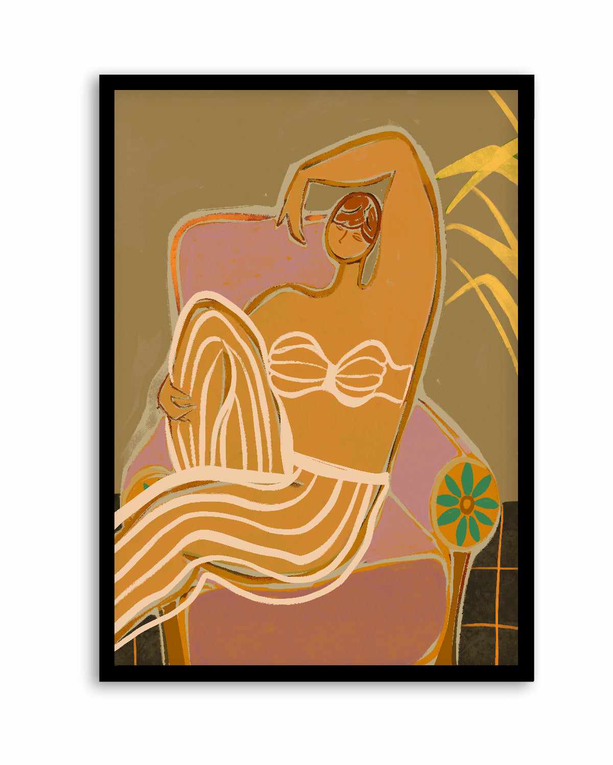 Lazy Weekend by Arty Guava | Art Print from Olive et Oriel where you can shop wallpaper and artworks online