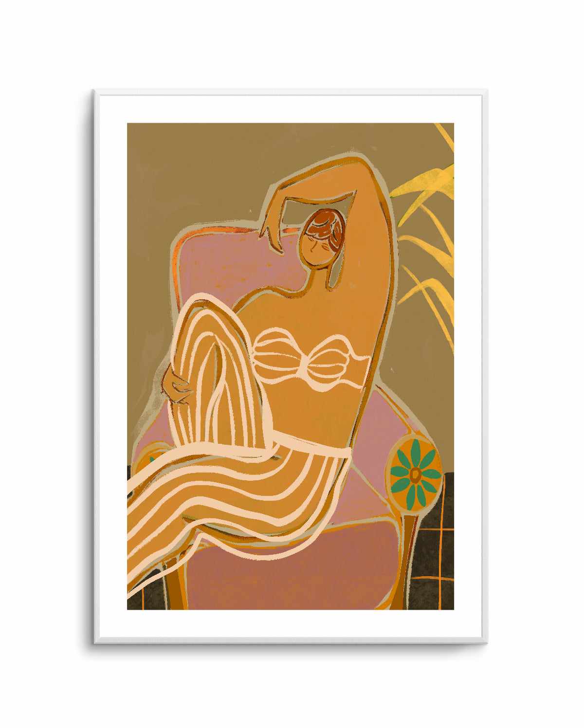 Lazy Weekend by Arty Guava | Art Print from Olive et Oriel where you can shop wallpaper and artworks online