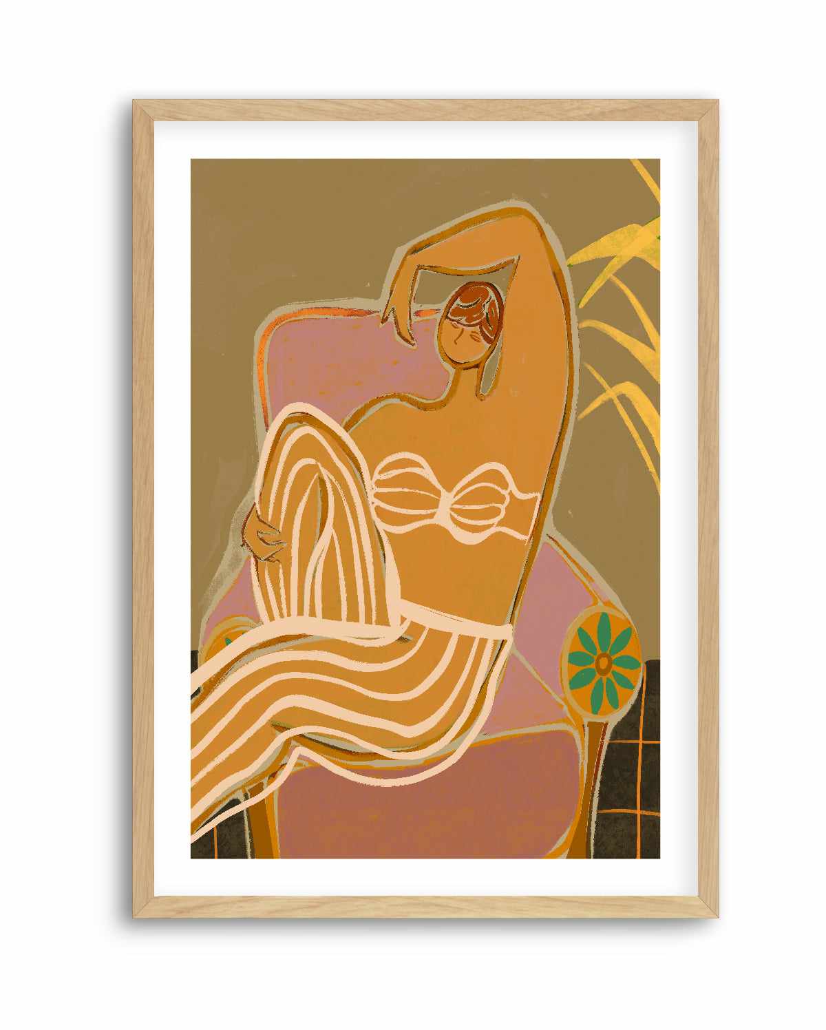 Lazy Weekend by Arty Guava | Art Print from Olive et Oriel where you can shop wallpaper and artworks online
