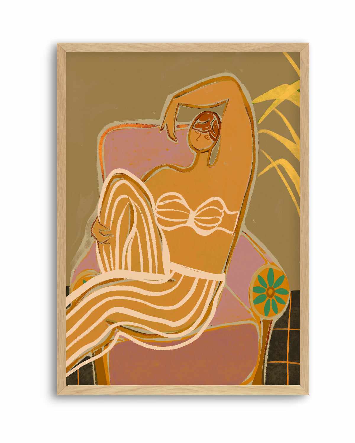 Lazy Weekend by Arty Guava | Art Print from Olive et Oriel where you can shop wallpaper and artworks online