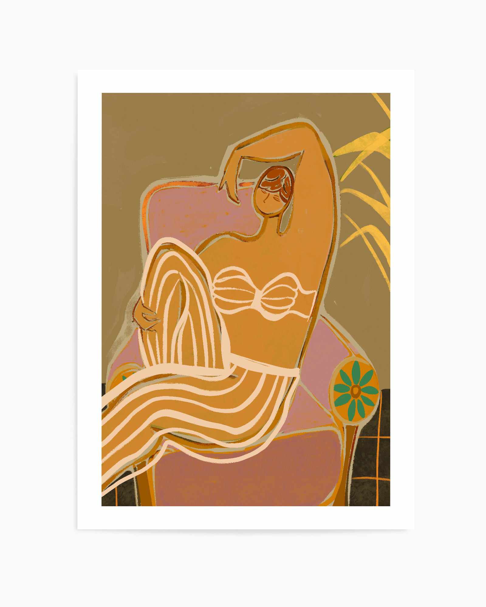 Lazy Weekend by Arty Guava | Art Print from Olive et Oriel where you can shop wallpaper and artworks online