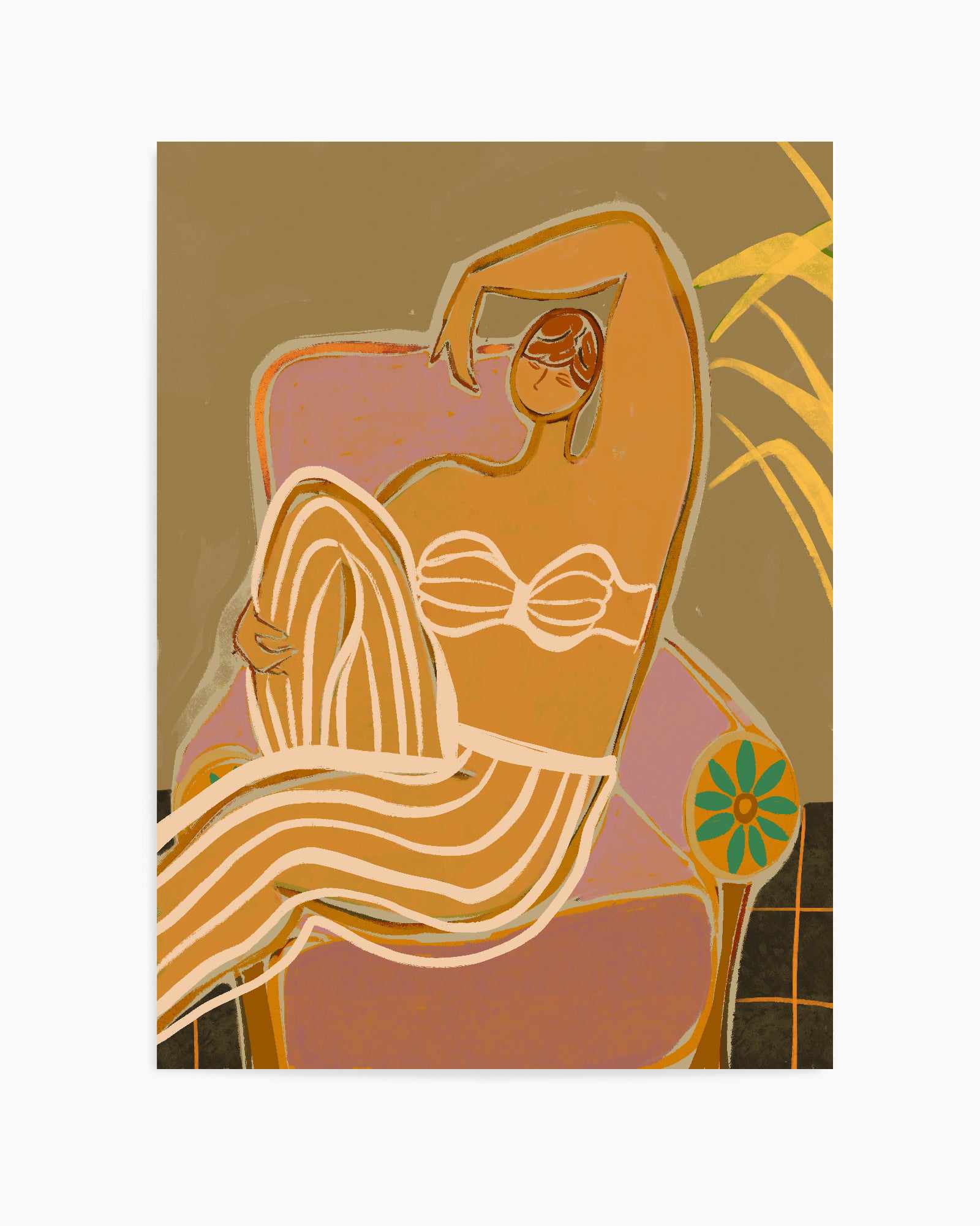 Lazy Weekend by Arty Guava | Art Print from Olive et Oriel where you can shop wallpaper and artworks online