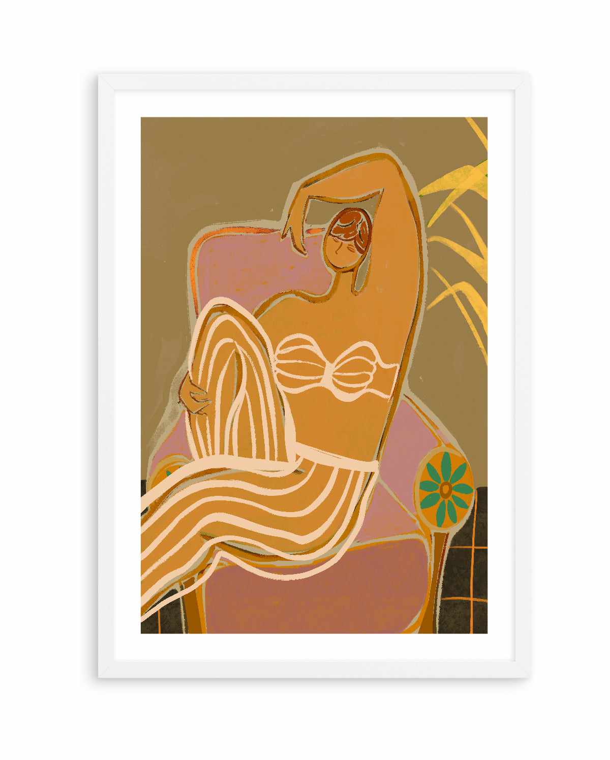 Lazy Weekend by Arty Guava | Art Print from Olive et Oriel where you can shop wallpaper and artworks online
