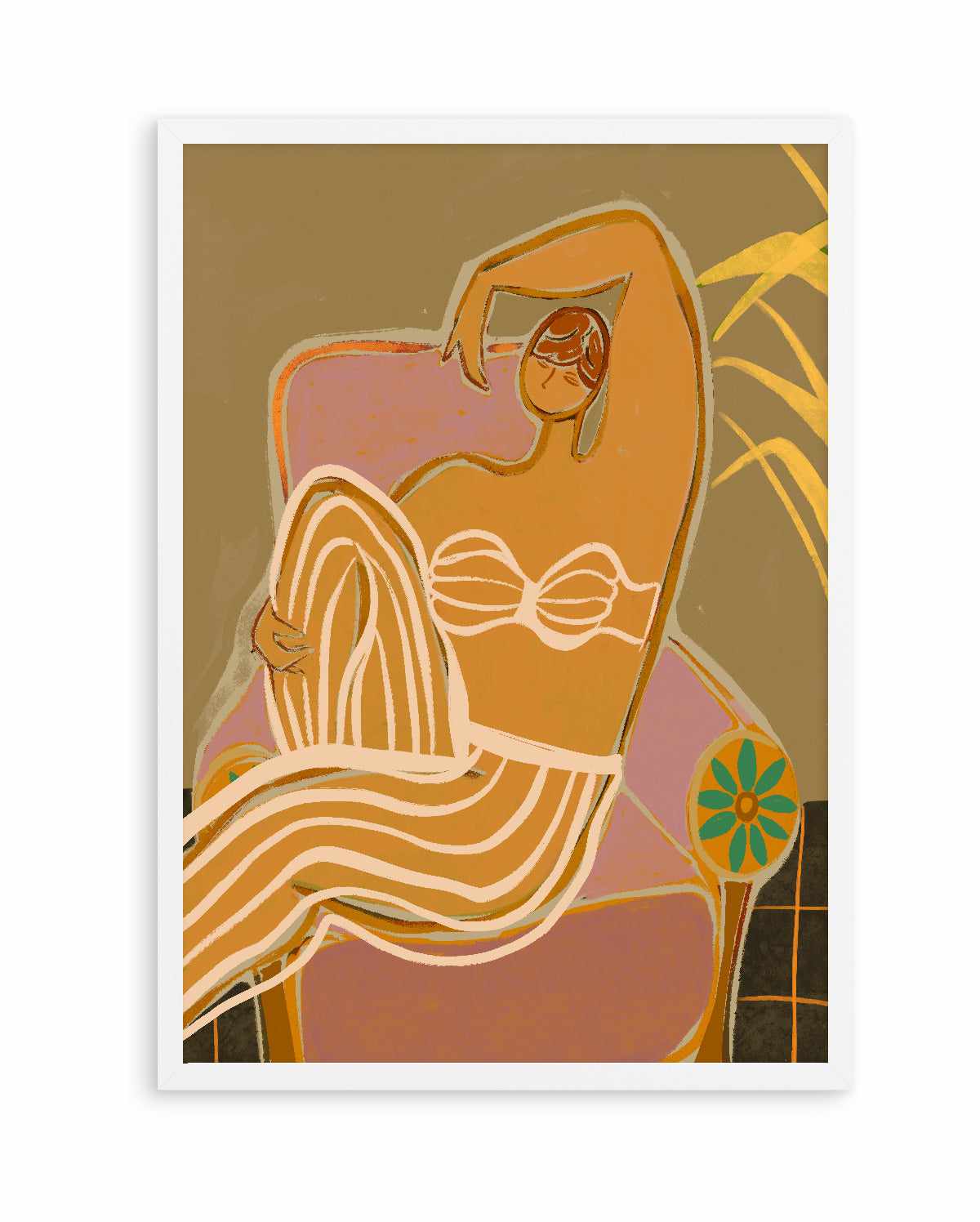 Lazy Weekend by Arty Guava | Art Print from Olive et Oriel where you can shop wallpaper and artworks online