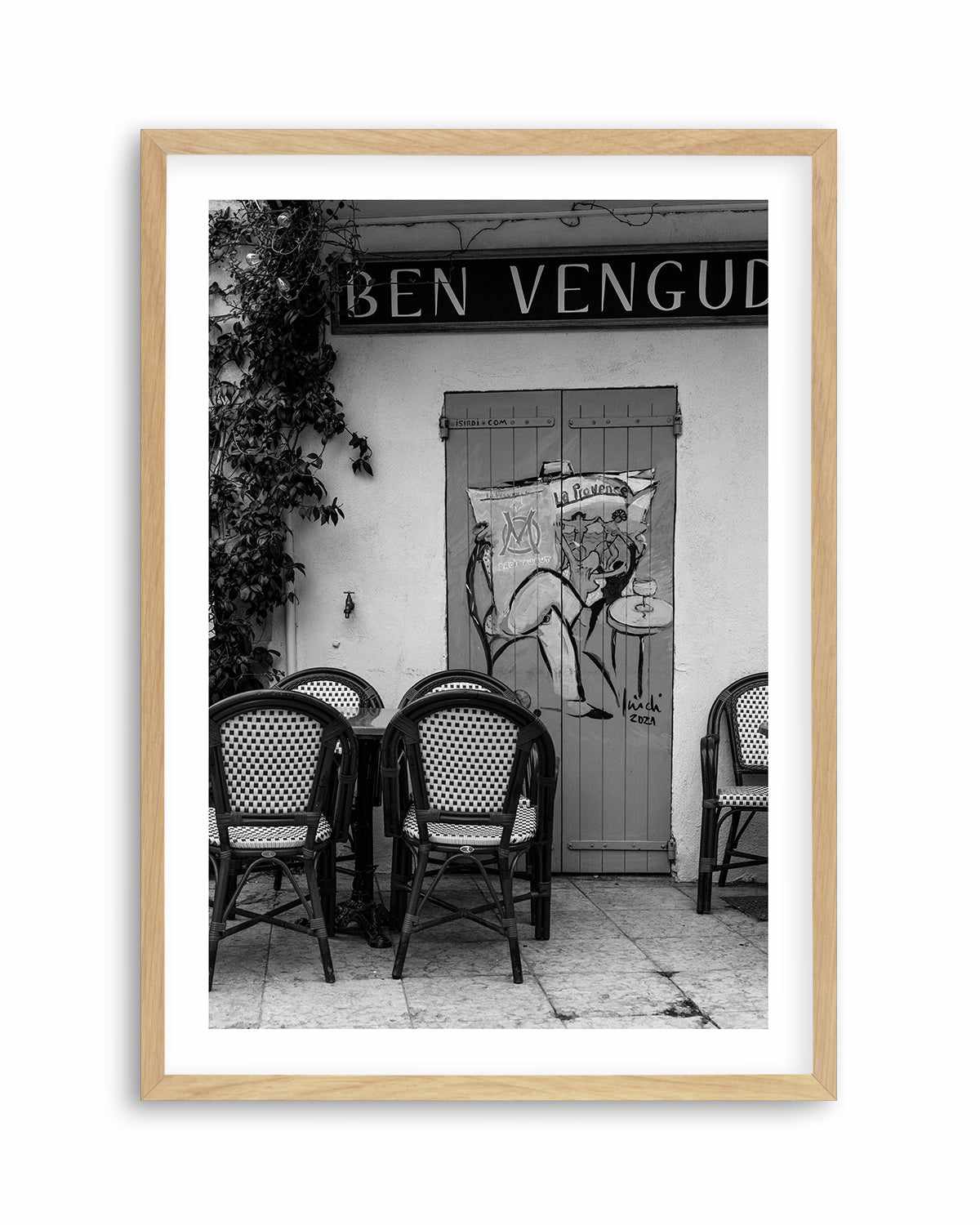 Le Cafe Provence by Jovani Demetrie Art Print