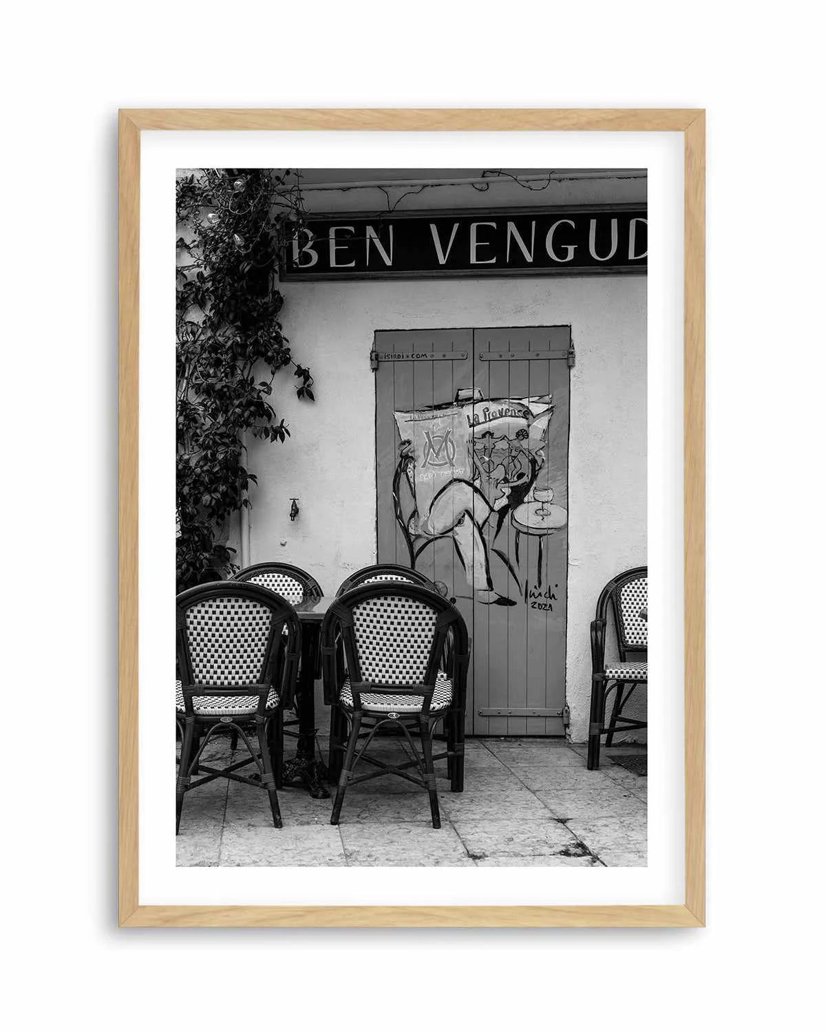 Le Cafe Provence by Jovani Demetrie Art Print from Olive et Oriel where you can shop wallpaper and artworks online