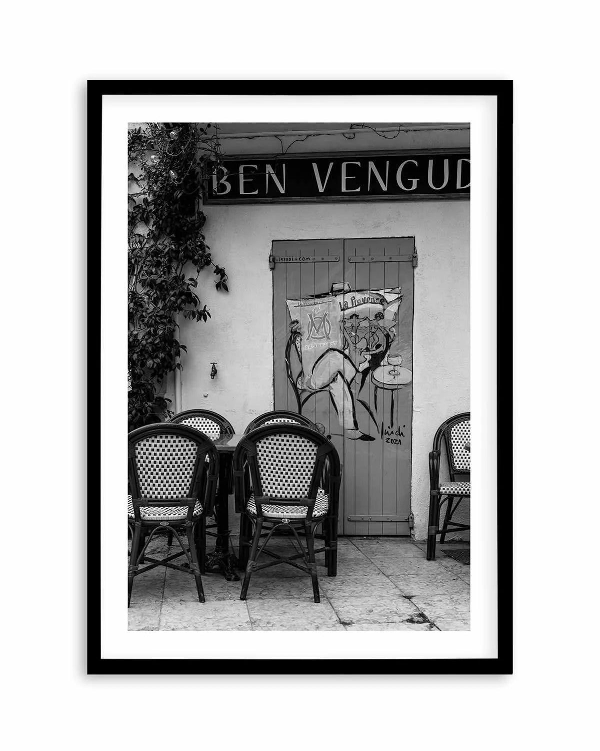 Le Cafe Provence by Jovani Demetrie Art Print from Olive et Oriel where you can shop wallpaper and artworks online
