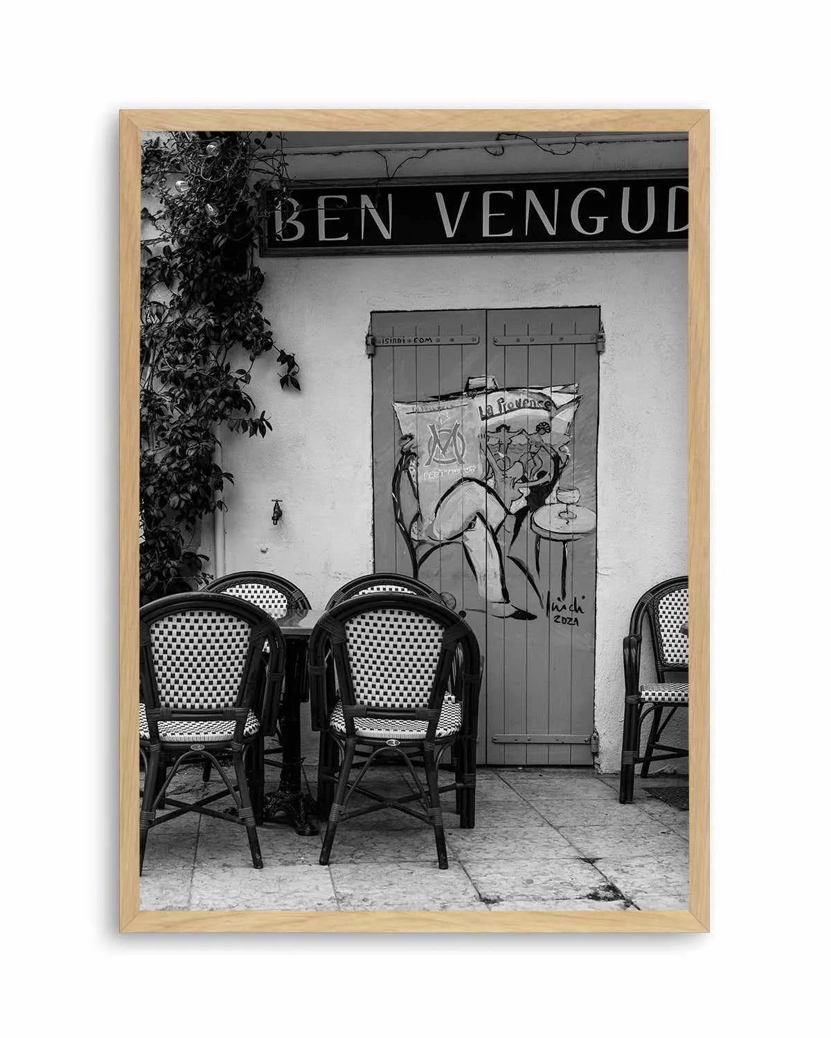 Le Cafe Provence by Jovani Demetrie Art Print from Olive et Oriel where you can shop wallpaper and artworks online