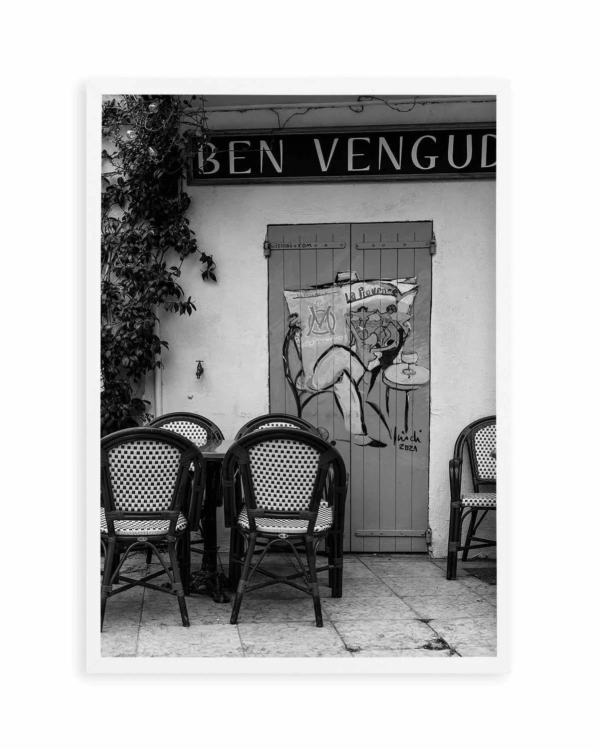 Le Cafe Provence by Jovani Demetrie Art Print from Olive et Oriel where you can shop wallpaper and artworks online